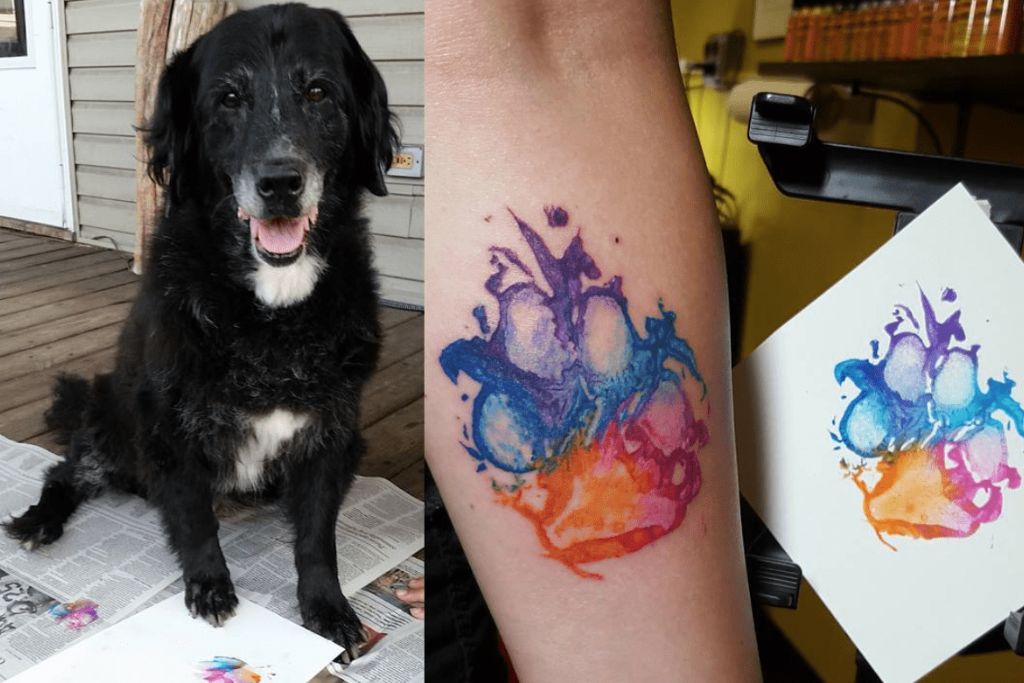Dog Paw tattoo