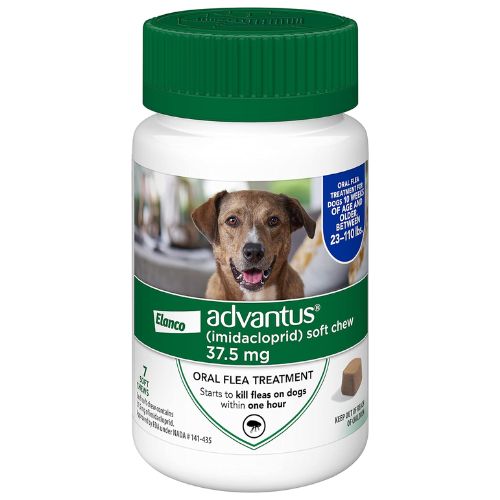 Advantus Chewable Flea Treatment for Large Dogs, 7 Count, 23-110 Pound
