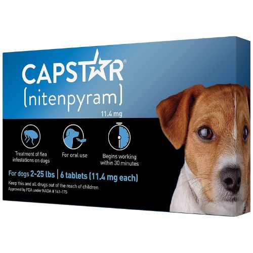 Capstar Oral Flea Treatment for Dogs and Cats