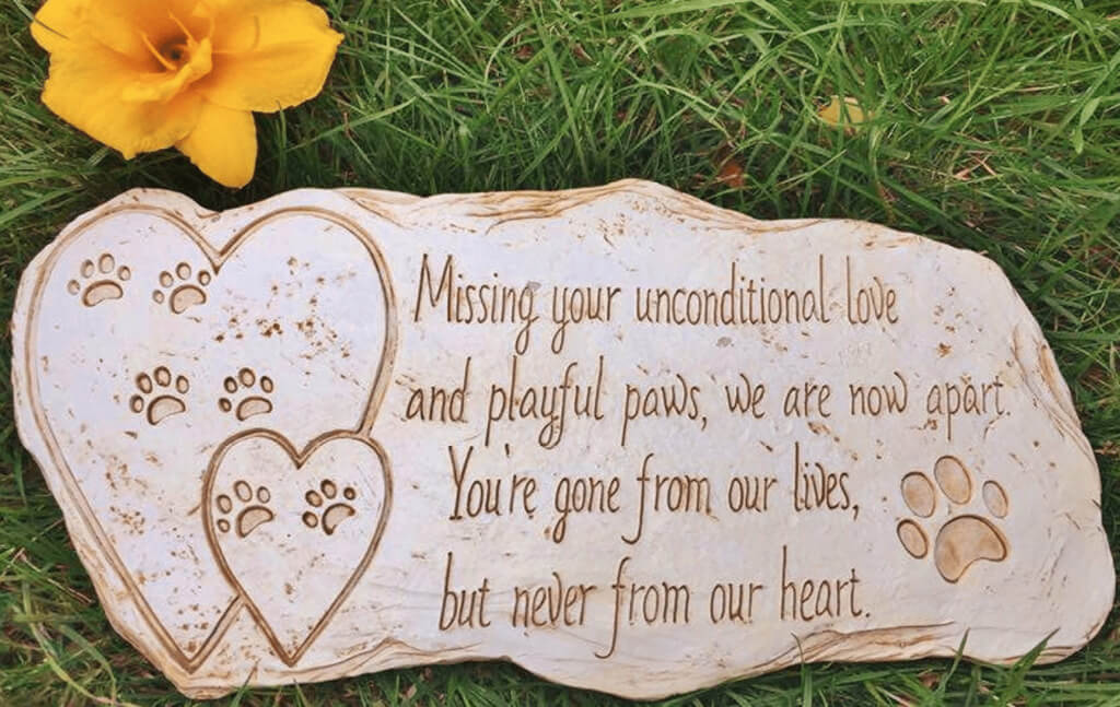 Personalized Pet Memorial Stone: Gifts for Someone Who Lost a Pet