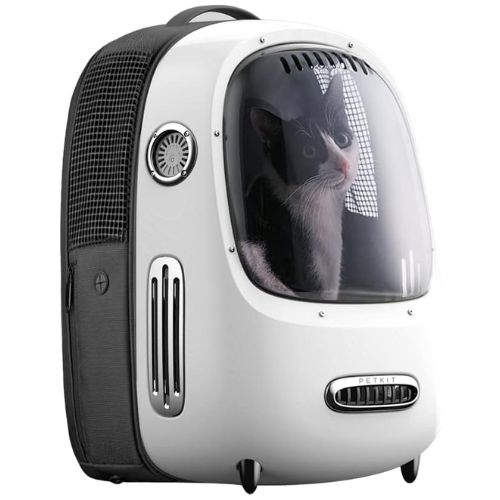 PETKIT Ventilated Cat Backpack Carrier with Inbuilt Fan & Light