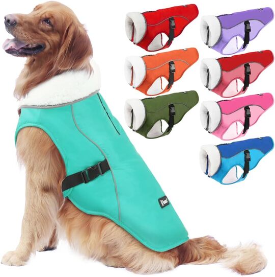 EMUST Windproof Dog Apparel for Cold Weather
