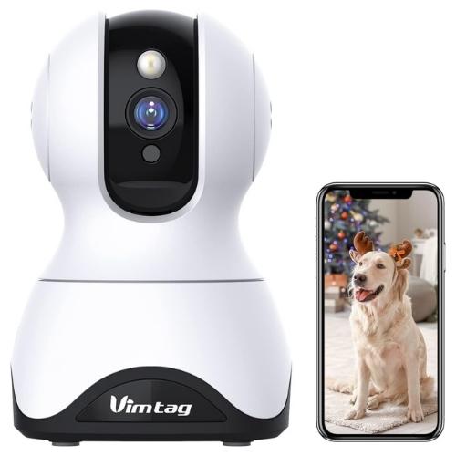 VIMTAG Pet Camera with 360° PanTilt View Angle