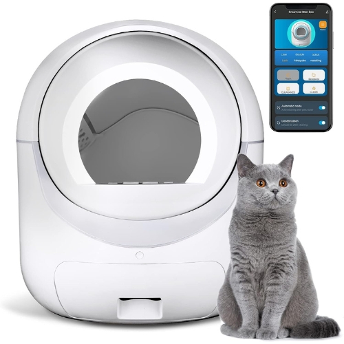 Cleanpethome Automatic Cat Litter Box 