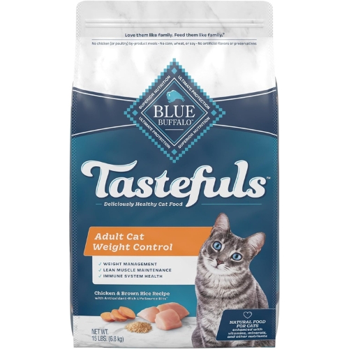 Blue Buffalo Tastefuls Weight Control Adult Dry Cat Food