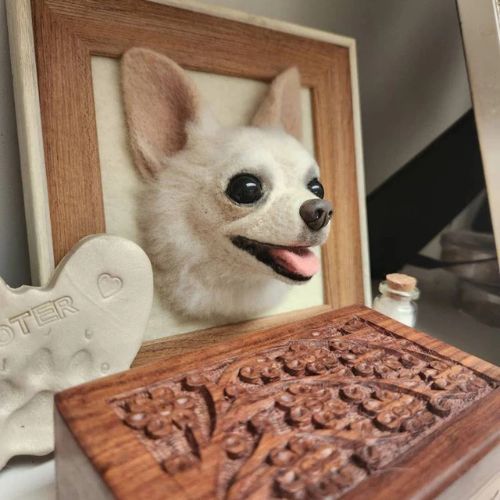 custom felted pet memorials